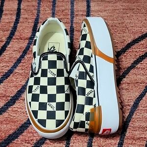 Vans stacked Checkerboard platforms size 6.5